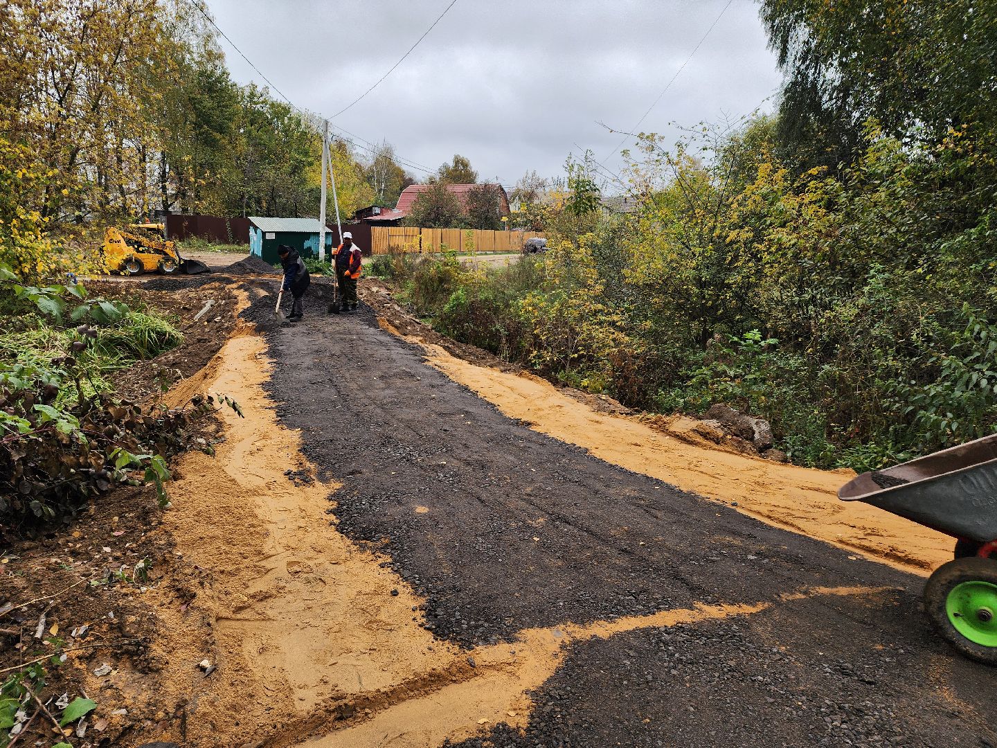 одинцово, осоргино, лесной городок, мцд, строительство, благоустройство, дорога,