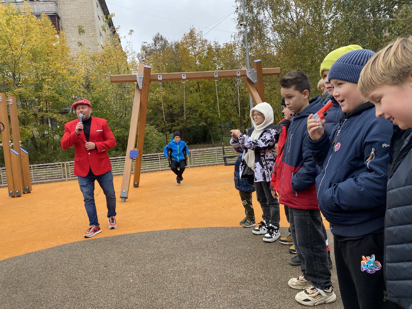Губернаторская площадка, Программа губернатора, детская площадка, Домодедово, Подмосковье, дети, торжественное открытие,