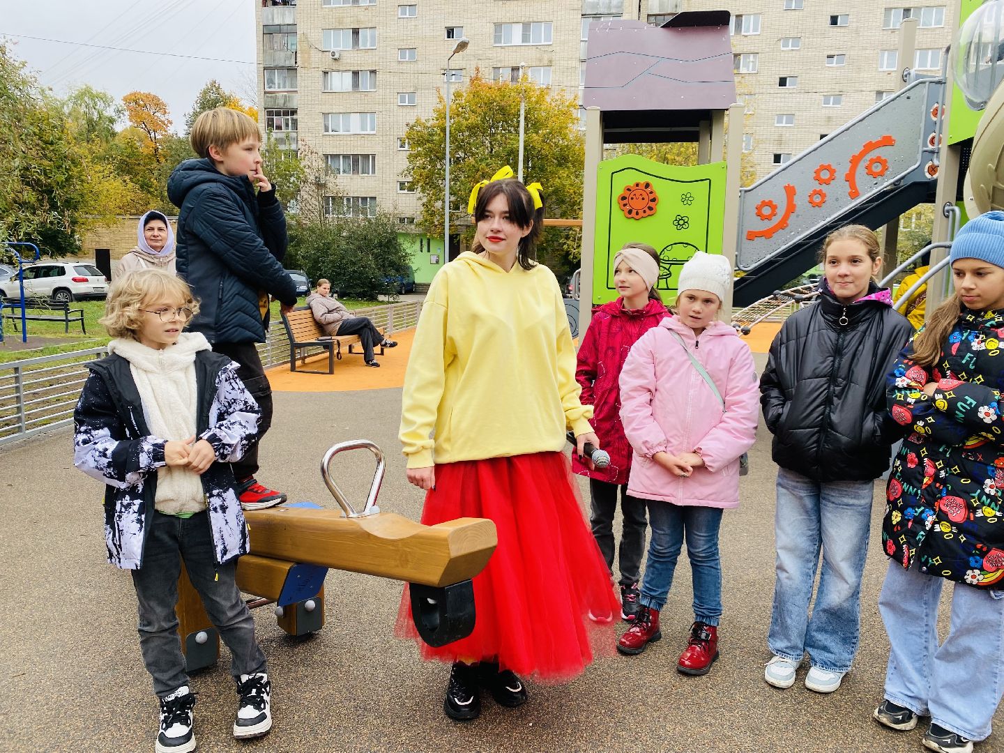 Губернаторская площадка, Программа губернатора, детская площадка, Домодедово, Подмосковье, дети, торжественное открытие,