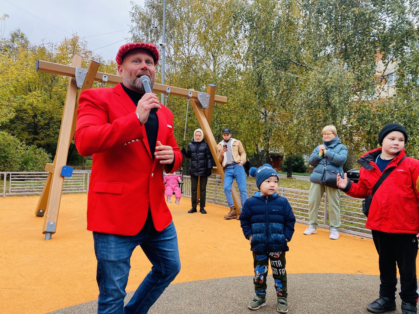 Губернаторская площадка, Программа губернатора, детская площадка, Домодедово, Подмосковье, дети, торжественное открытие,