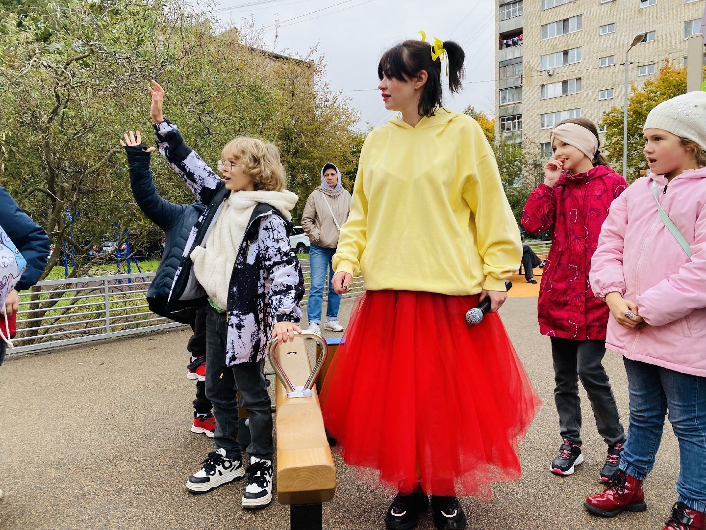 Губернаторская площадка, Программа губернатора, детская площадка, Домодедово, Подмосковье, дети, торжественное открытие,