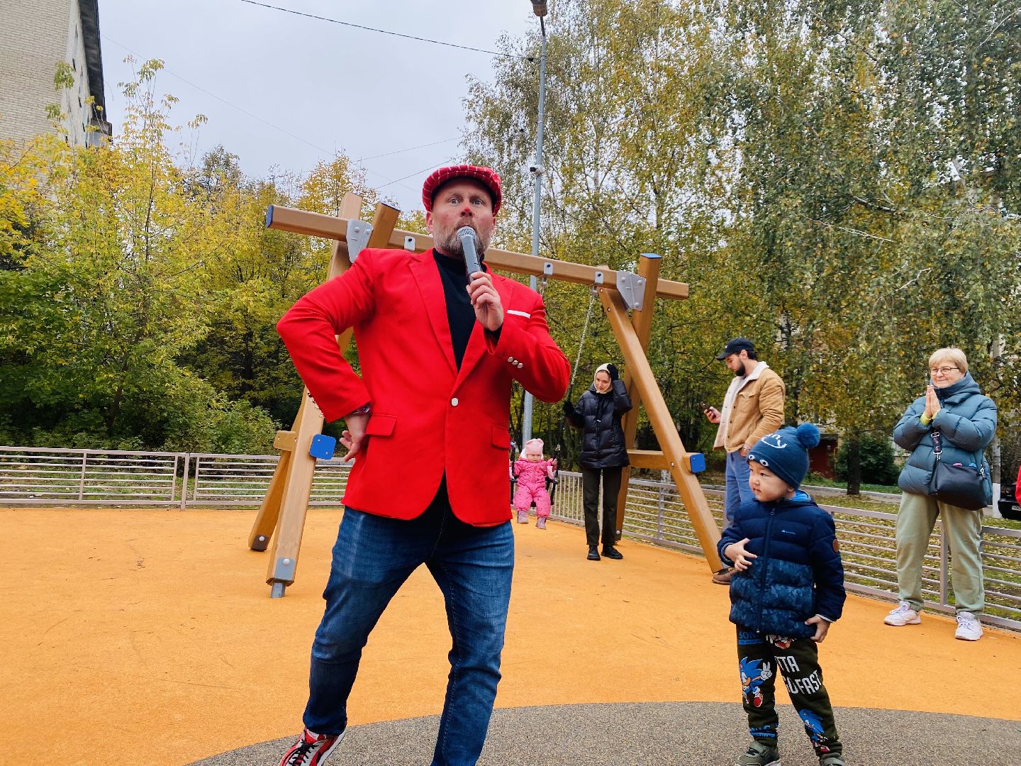 Губернаторская площадка, Программа губернатора, детская площадка, Домодедово, Подмосковье, дети, торжественное открытие,