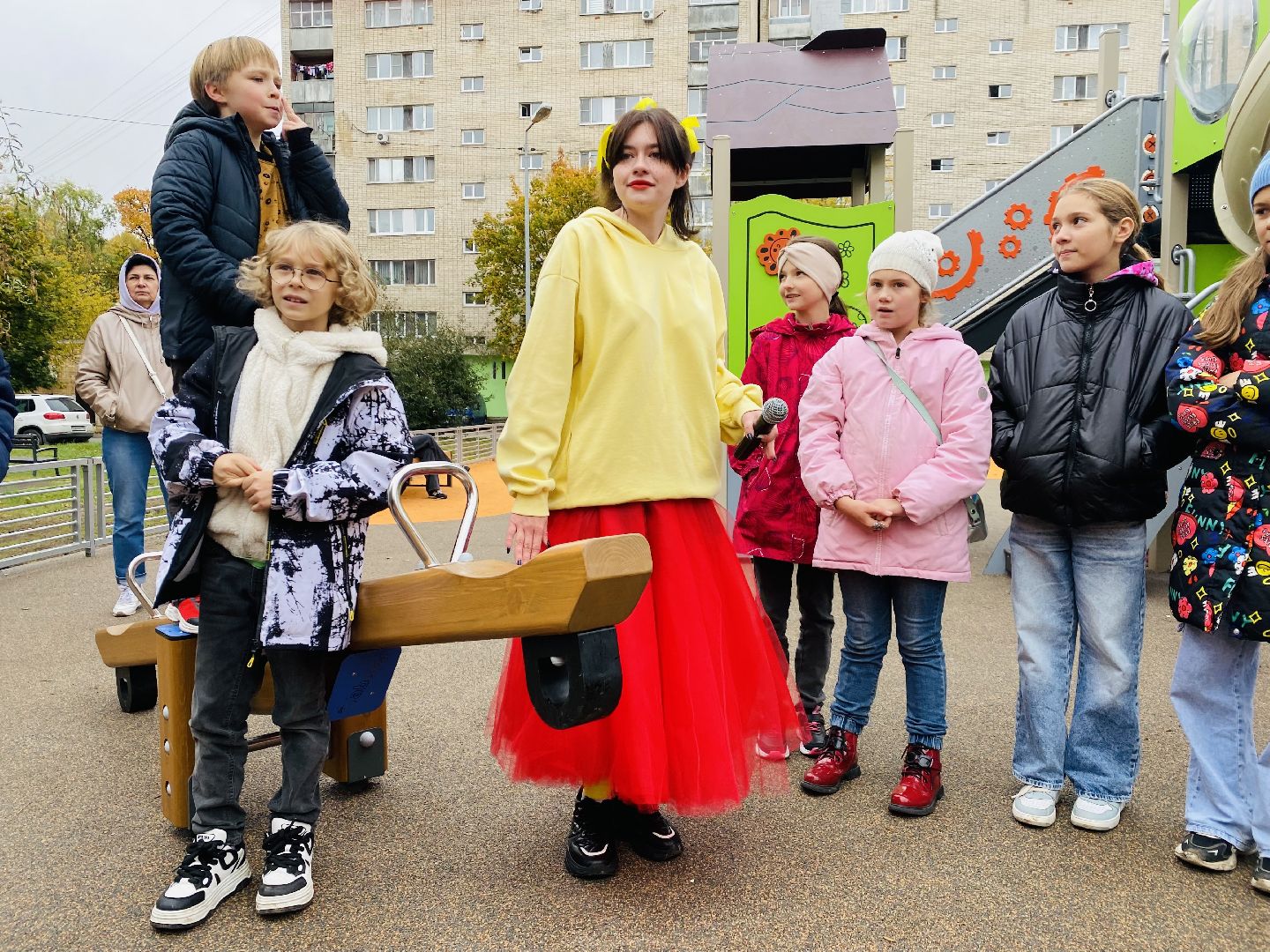 Губернаторская площадка, Программа губернатора, детская площадка, Домодедово, Подмосковье, дети, торжественное открытие,