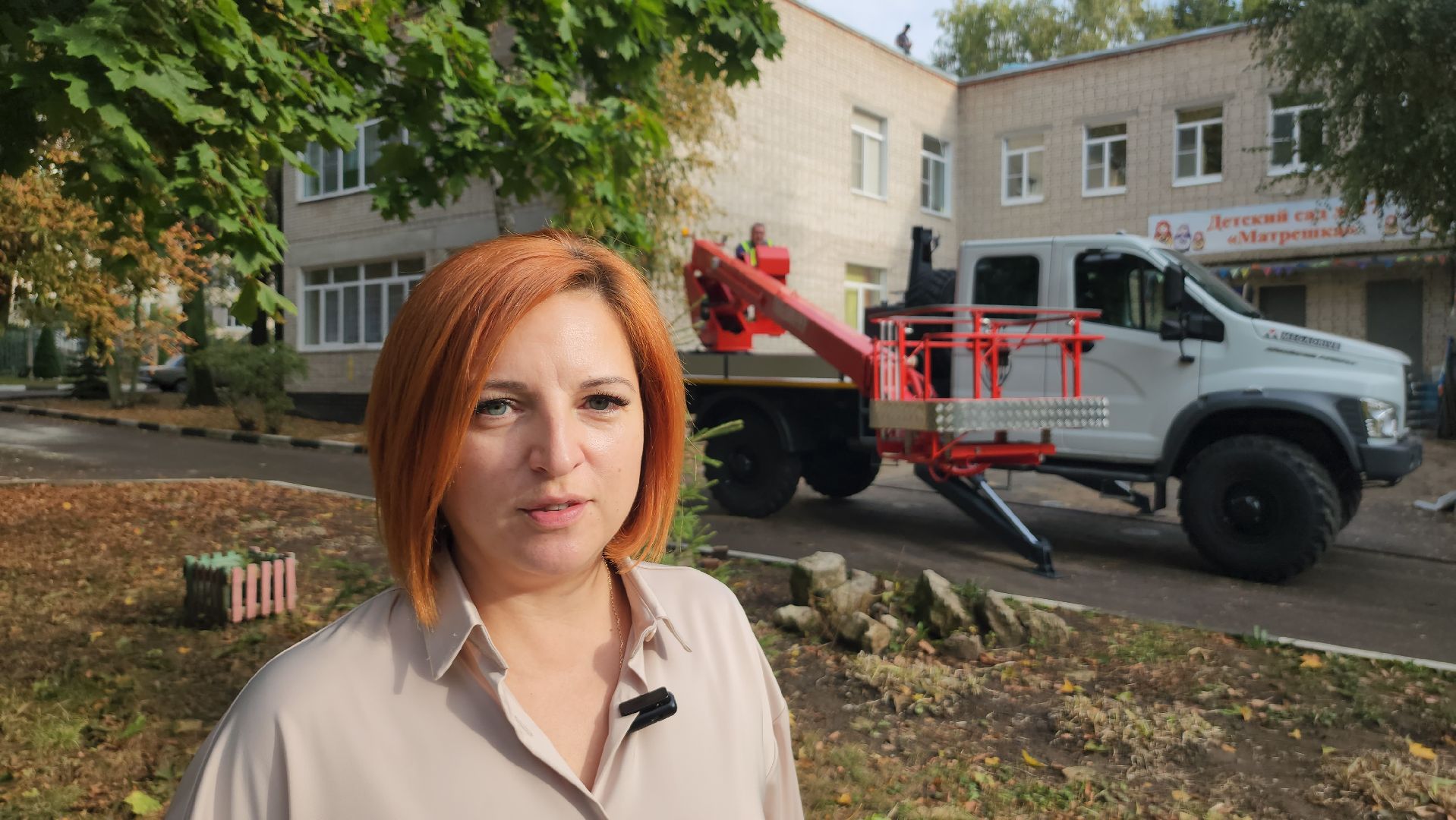 серпухов, автовышка, новая техника, детский сад матрешка, улица серпуховская,