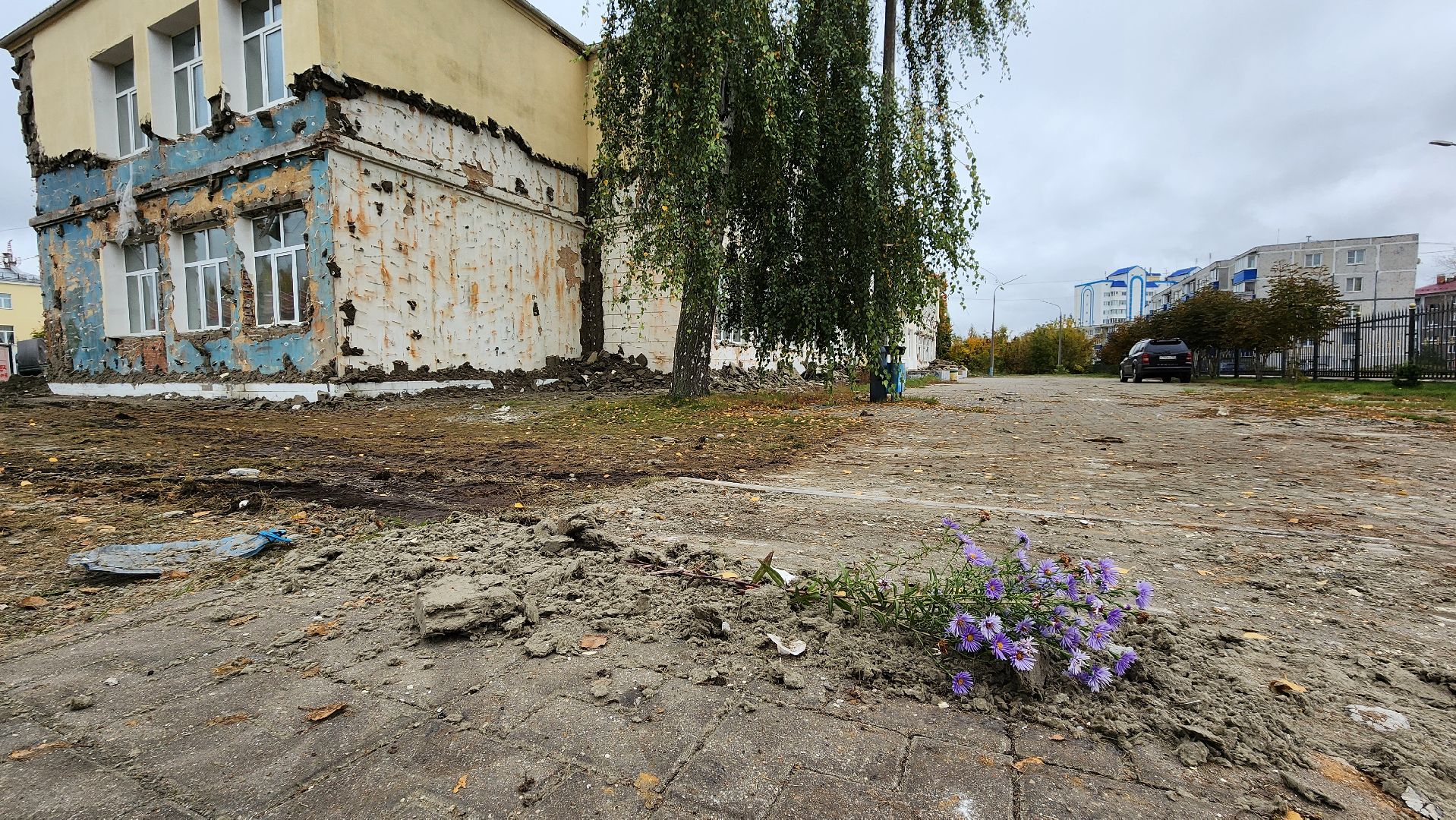 капитальный ремонт, ремонт школы, центр образования, поселок Обухово, Богородский городской округ,