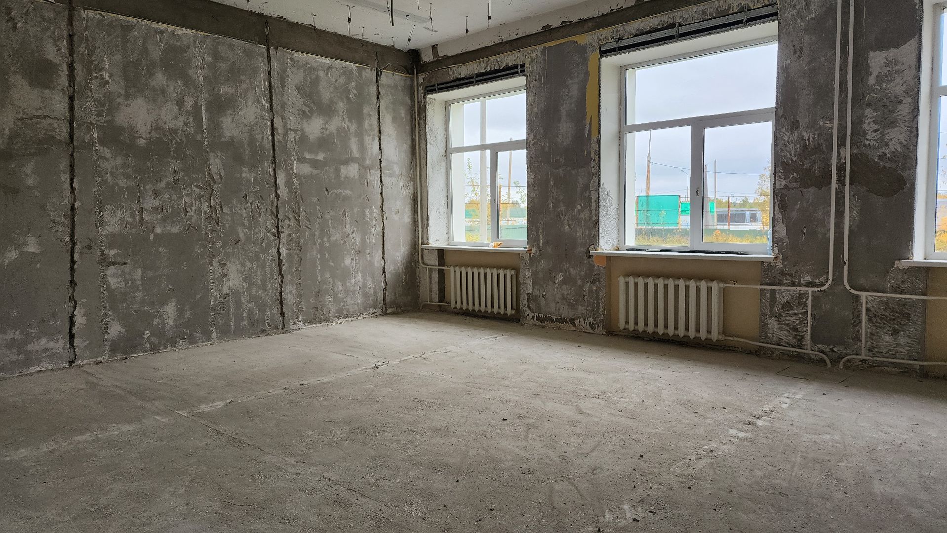 капитальный ремонт, ремонт школы, центр образования, поселок Обухово, Богородский городской округ,