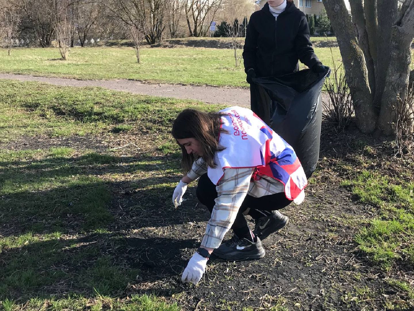 волонтеры, Коломна, уборка