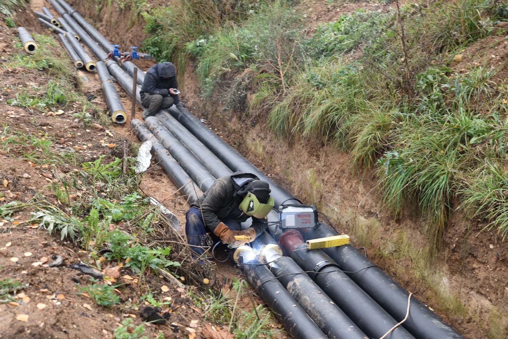 лотошино, новолотошино, жкх, теплотрасса, замена труб отопления, ремонт теплотрассы, ремонт тепловых сетей,