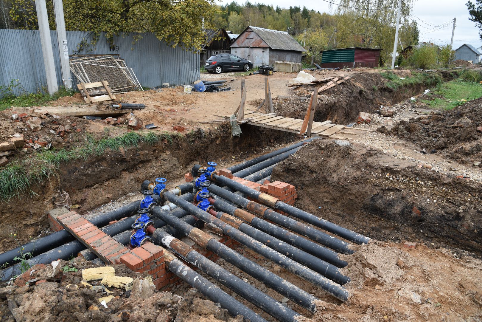 лотошино, новолотошино, жкх, теплотрасса, замена труб отопления, ремонт теплотрассы, ремонт тепловых сетей,