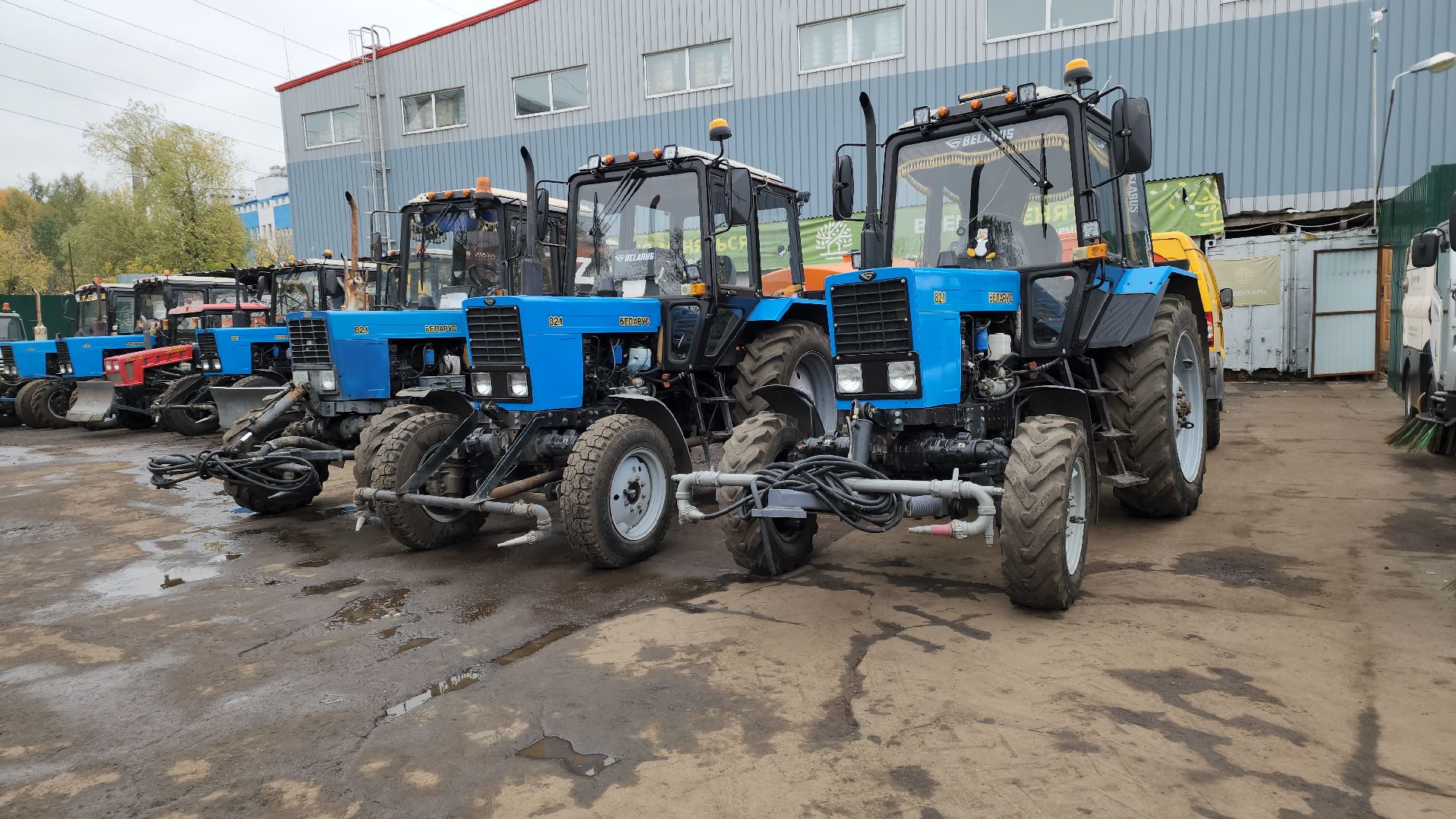 зима, трактор, сезон, жкх, дворы,