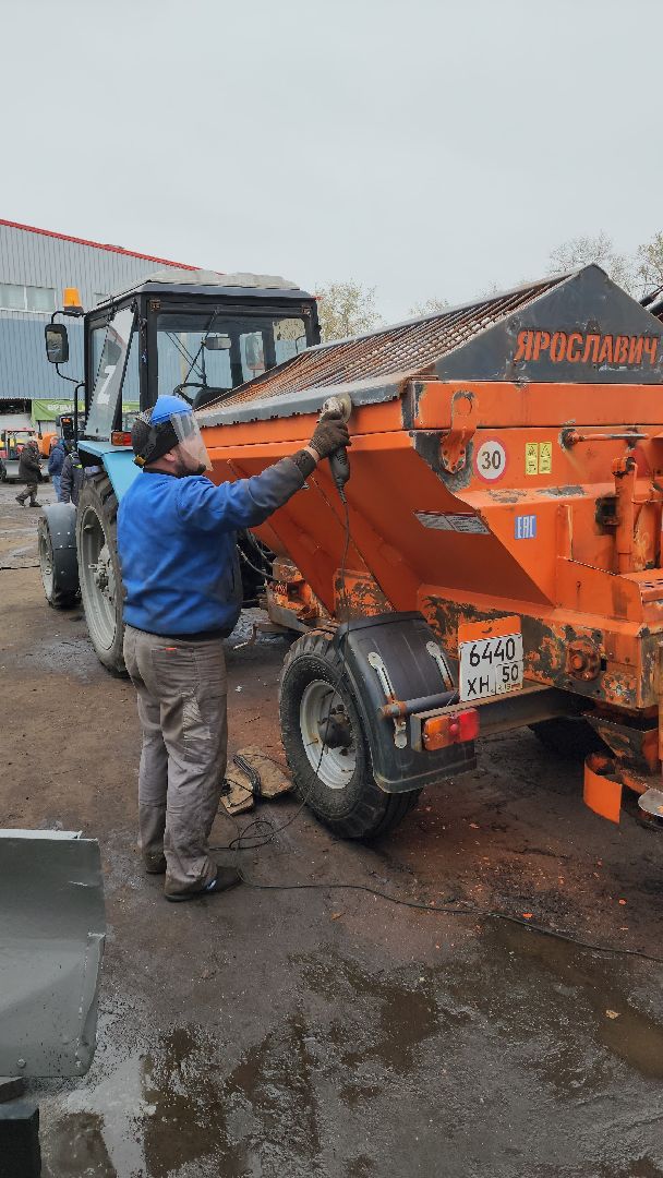 зима, трактор, сезон, жкх, дворы,