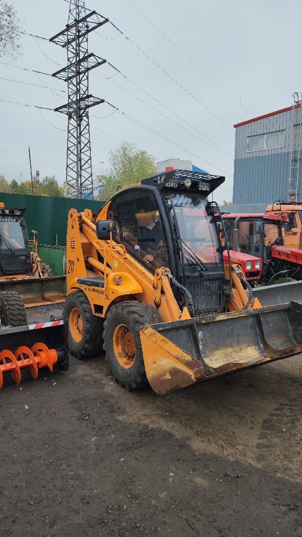 зима, трактор, сезон, жкх, дворы,