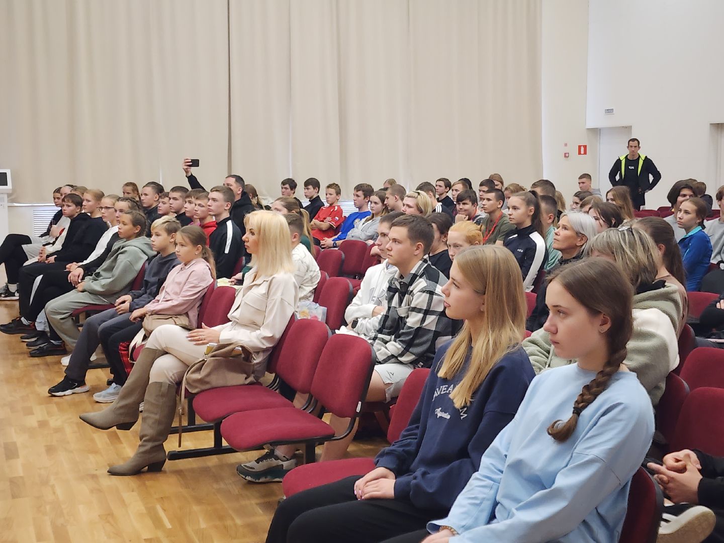 звезды спорта, встречи со школьниками, биатлон,