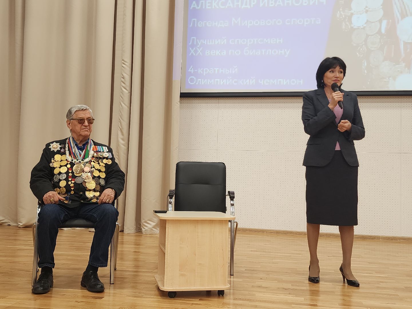 звезды спорта, встречи со школьниками, биатлон,