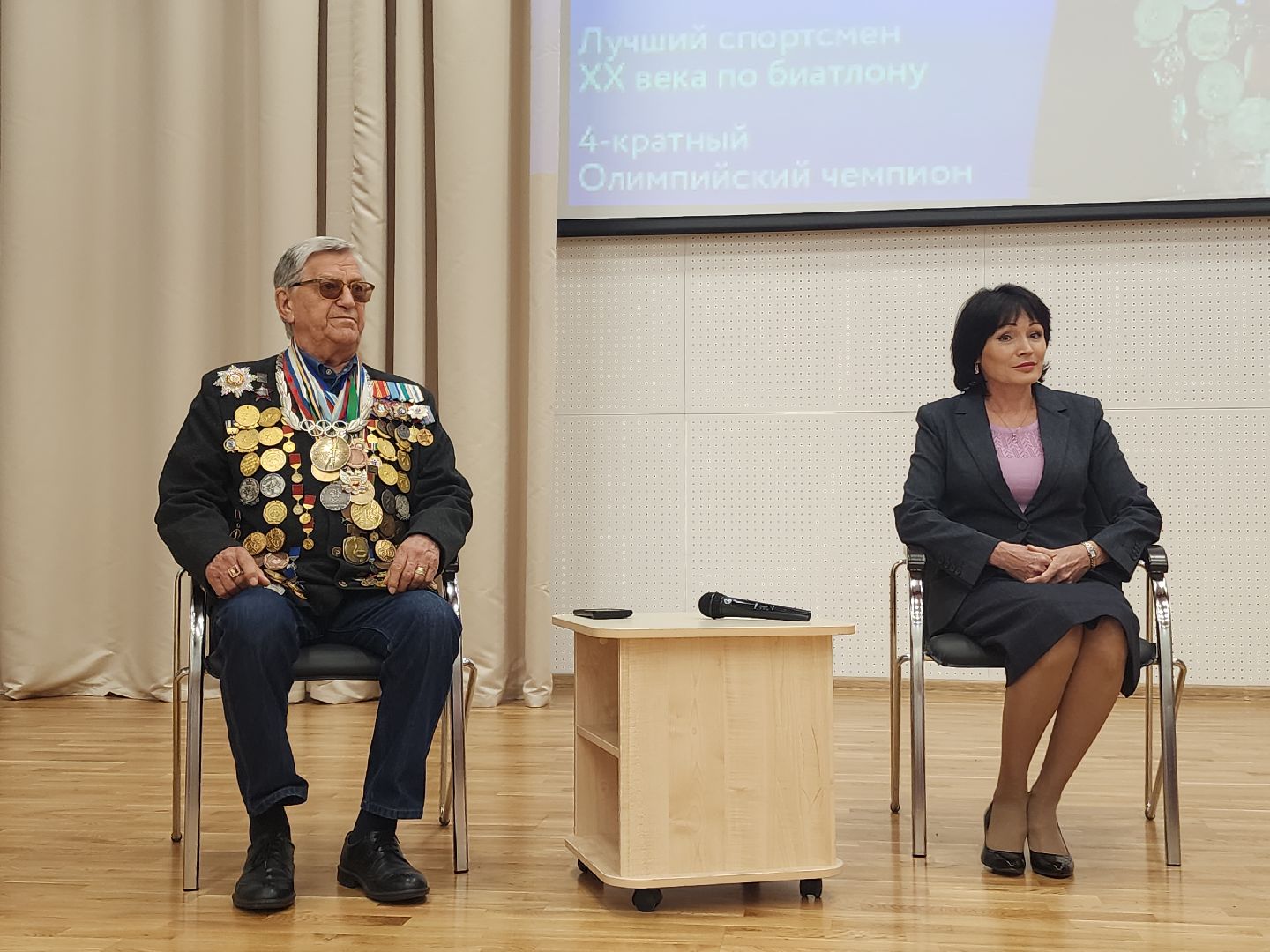 звезды спорта, встречи со школьниками, биатлон,