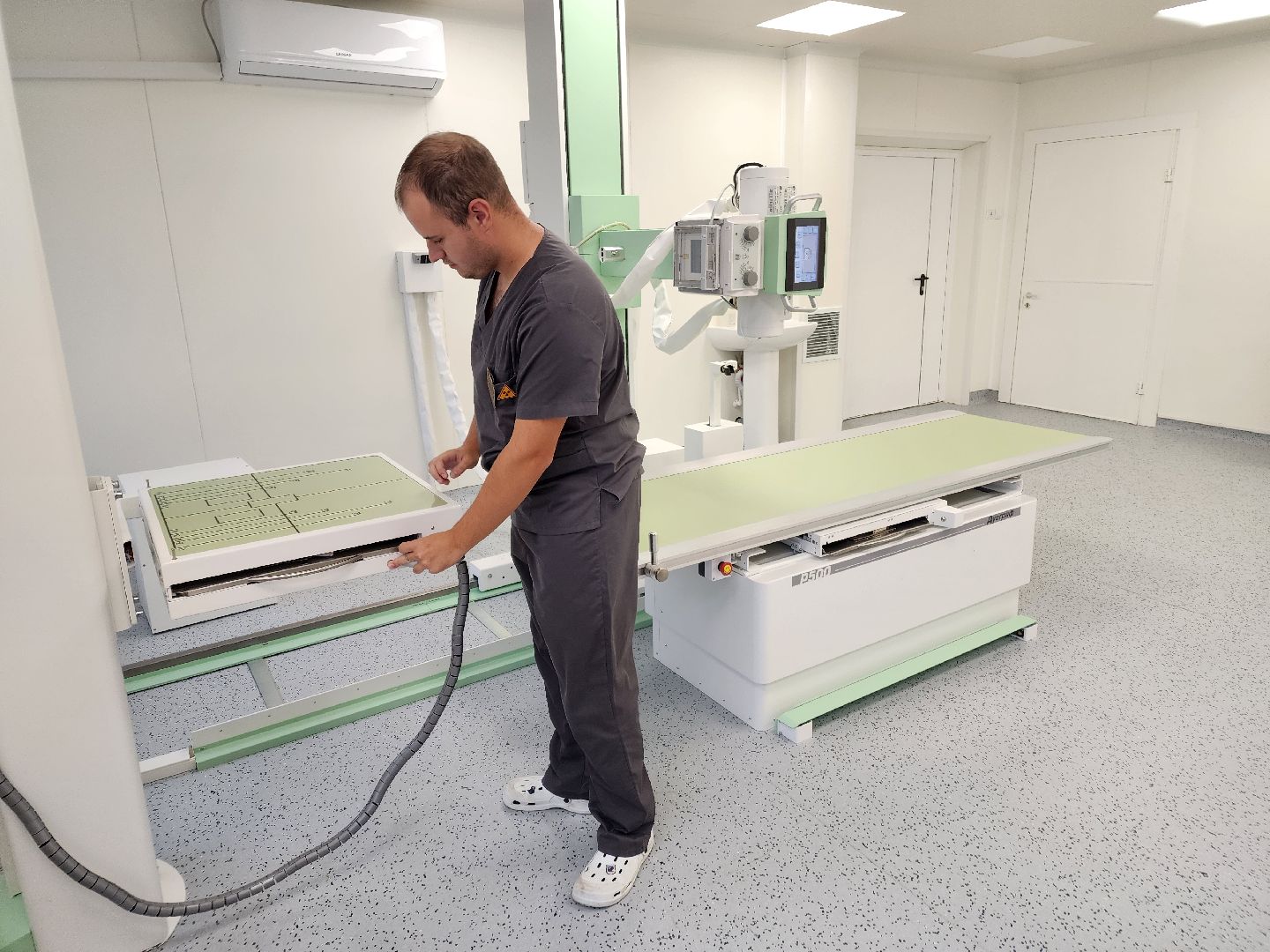 Чехов, Чеховская больница, новое оборудование, рентген-аппарат, рентгенкабинет, диагностика, исследования, рентгеновский комплекс, программа Здравоохранение Подмосковья,