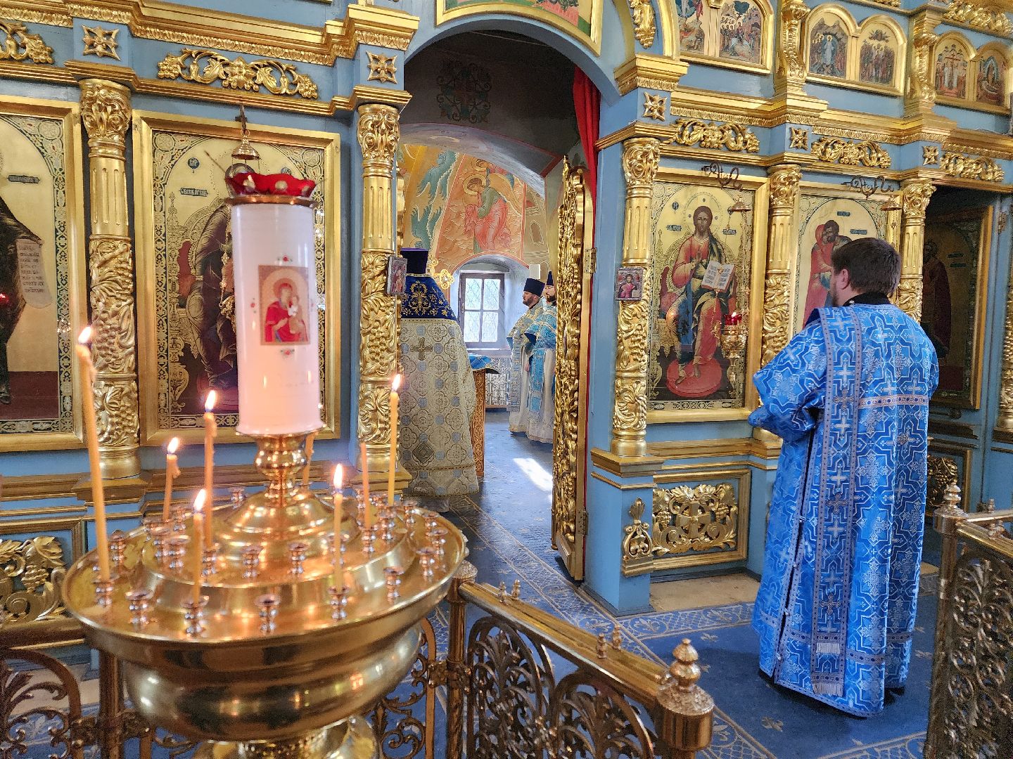 Чехов, Всероссийский молебен, икона Казанской Божией Матери, Анно-Зачатьевский храм, молебен о победе, богослужение,