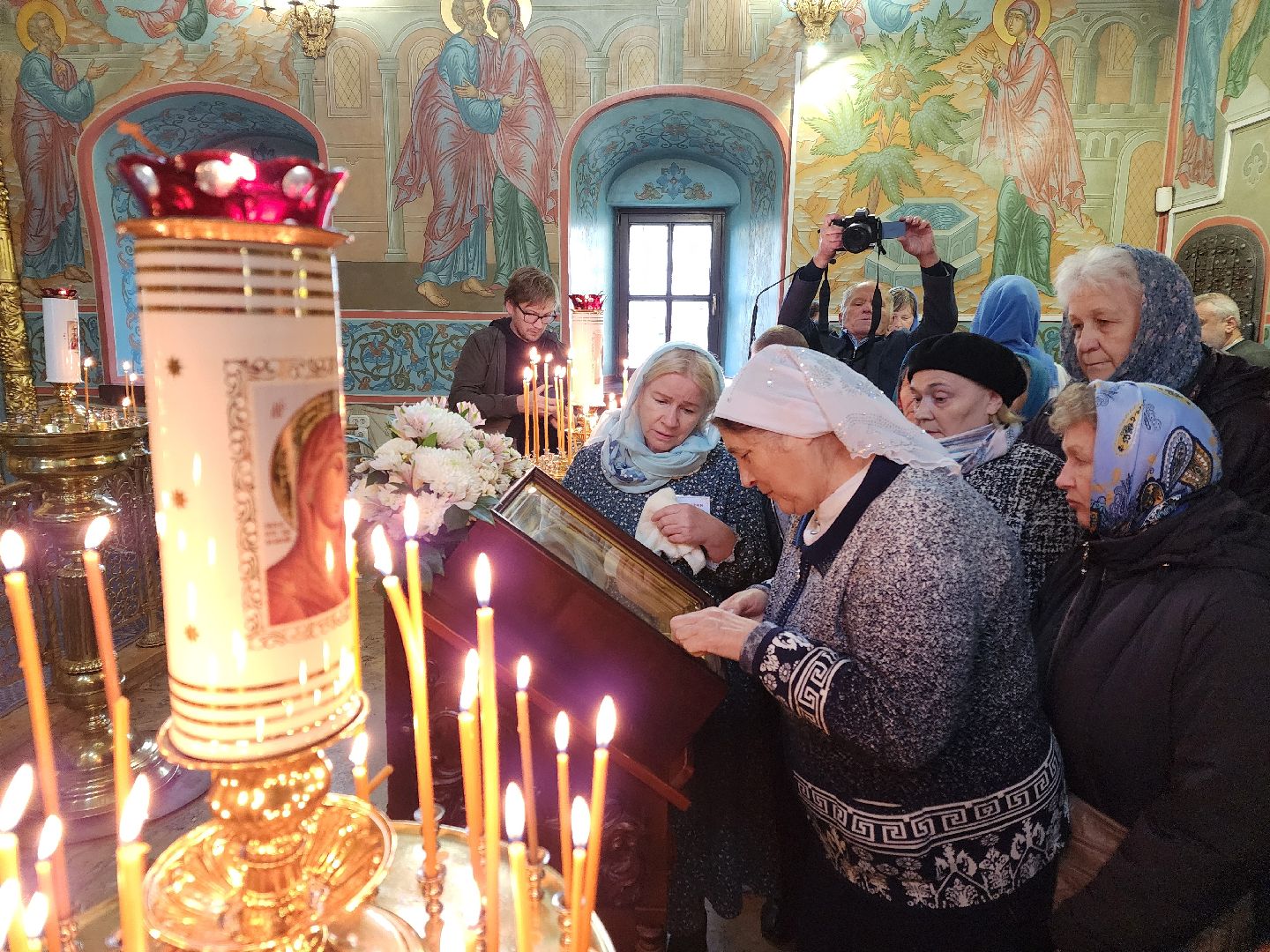 Чехов, Всероссийский молебен, икона Казанской Божией Матери, Анно-Зачатьевский храм, молебен о победе, богослужение,