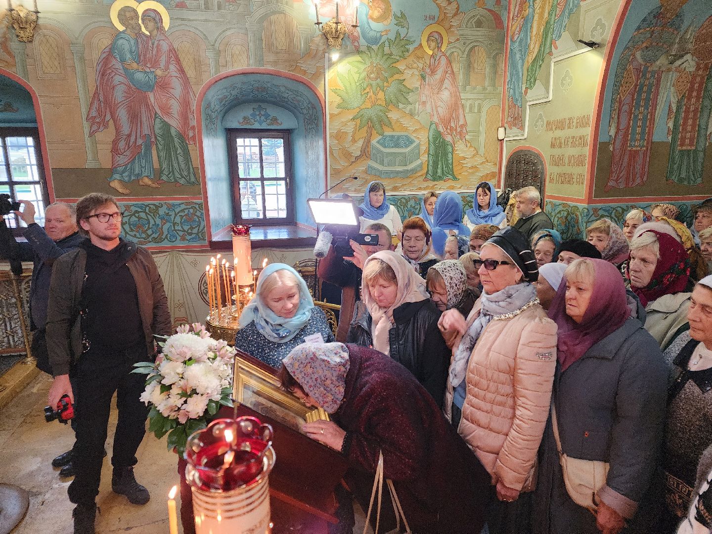 Чехов, Всероссийский молебен, икона Казанской Божией Матери, Анно-Зачатьевский храм, молебен о победе, богослужение,