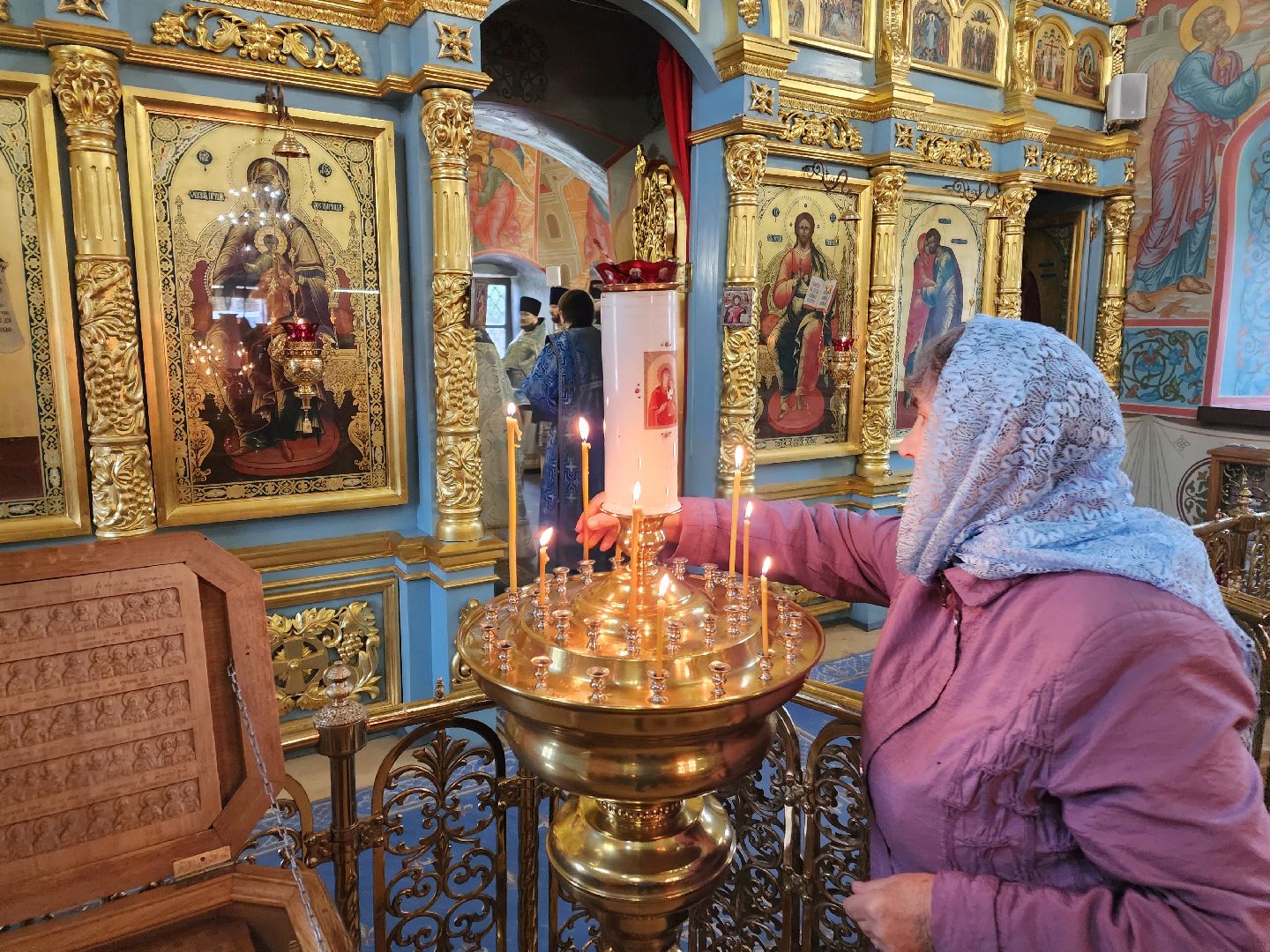 Чехов, Всероссийский молебен, икона Казанской Божией Матери, Анно-Зачатьевский храм, молебен о победе, богослужение,