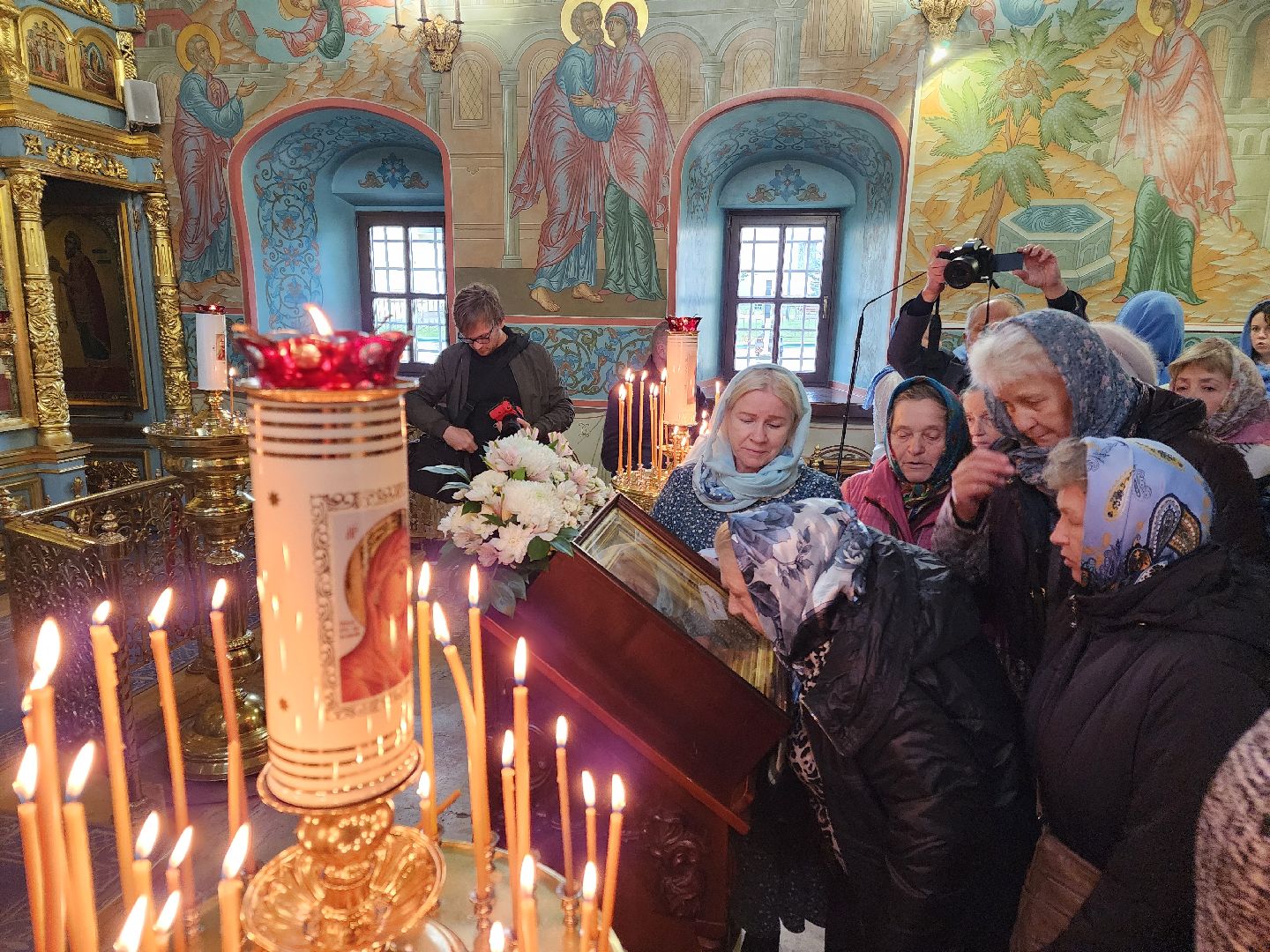 Чехов, Всероссийский молебен, икона Казанской Божией Матери, Анно-Зачатьевский храм, молебен о победе, богослужение,