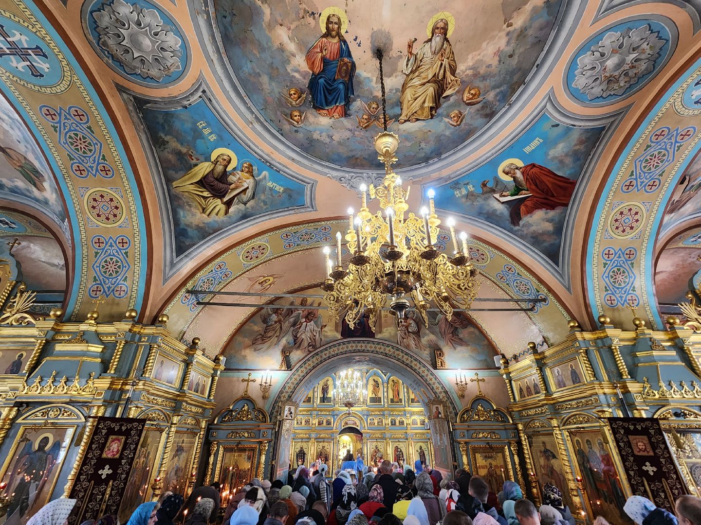 Чехов, Всероссийский молебен, икона Казанской Божией Матери, Анно-Зачатьевский храм, молебен о победе, богослужение,