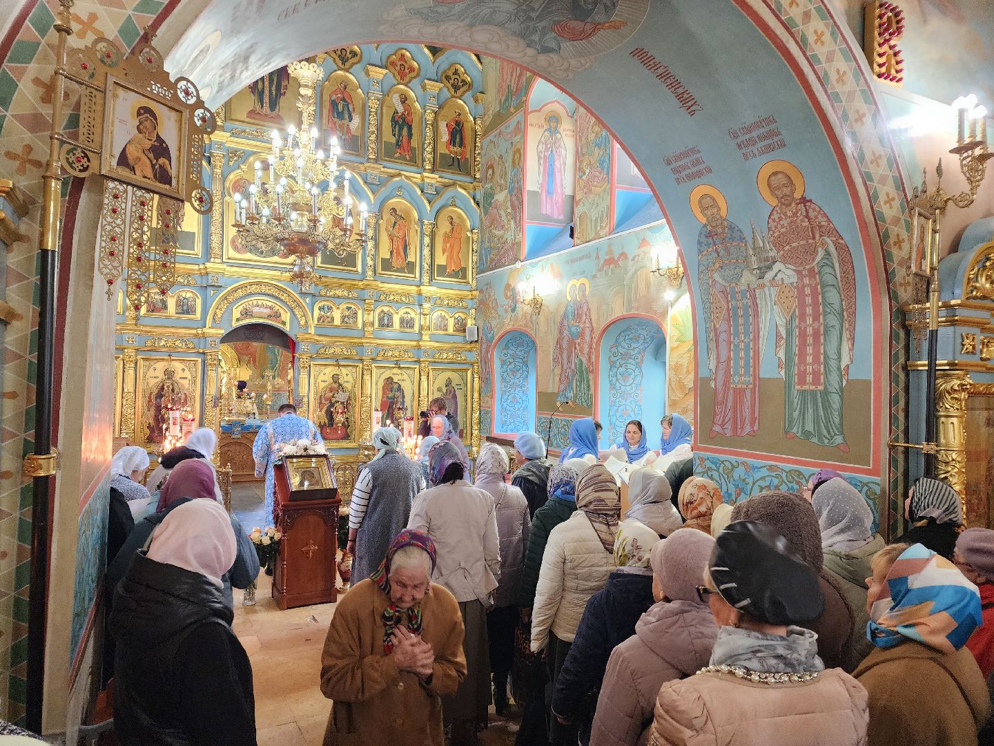 Чехов, Всероссийский молебен, икона Казанской Божией Матери, Анно-Зачатьевский храм, молебен о победе, богослужение,