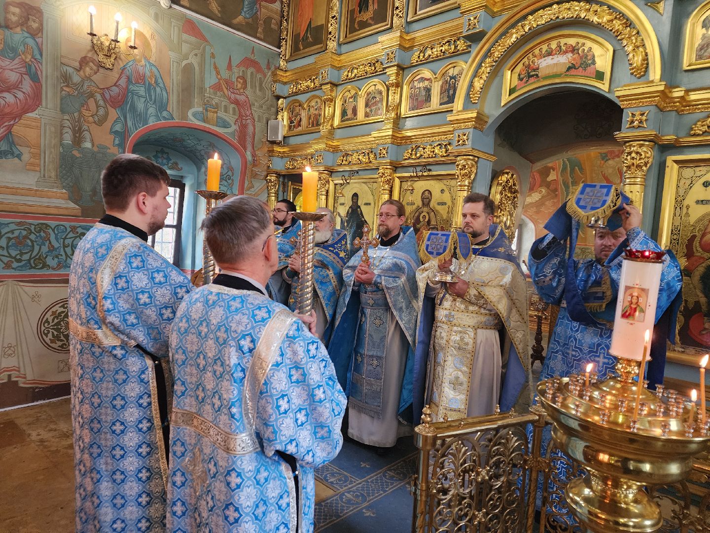 Чехов, Всероссийский молебен, икона Казанской Божией Матери, Анно-Зачатьевский храм, молебен о победе, богослужение,