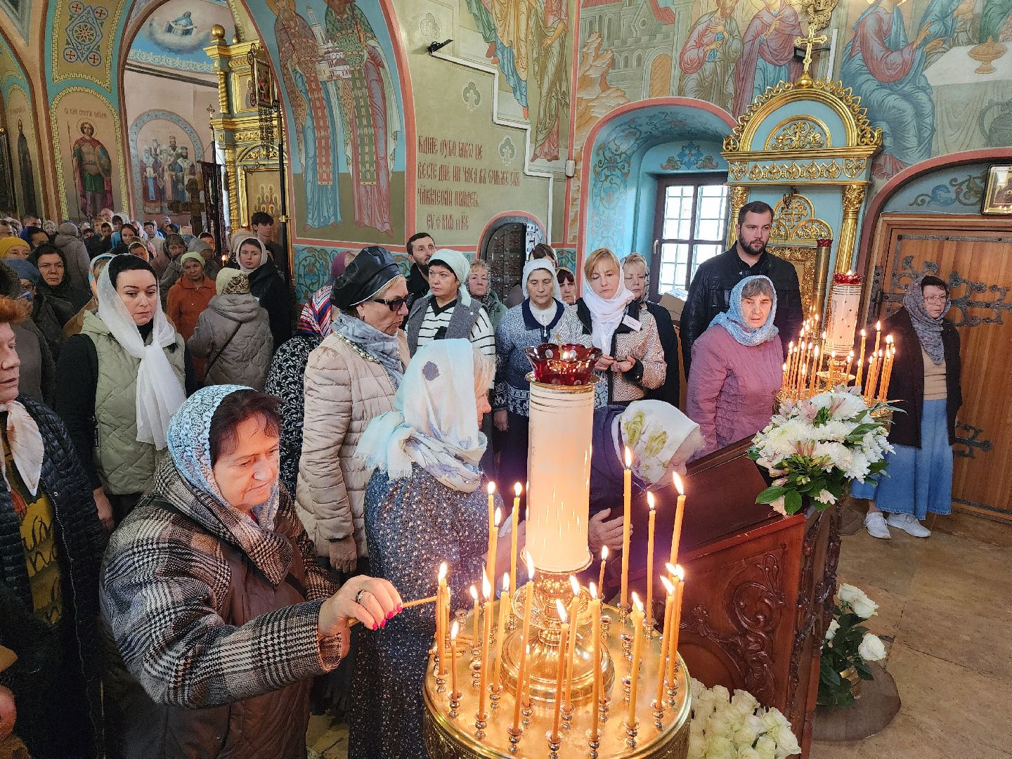 Чехов, Всероссийский молебен, икона Казанской Божией Матери, Анно-Зачатьевский храм, молебен о победе, богослужение,