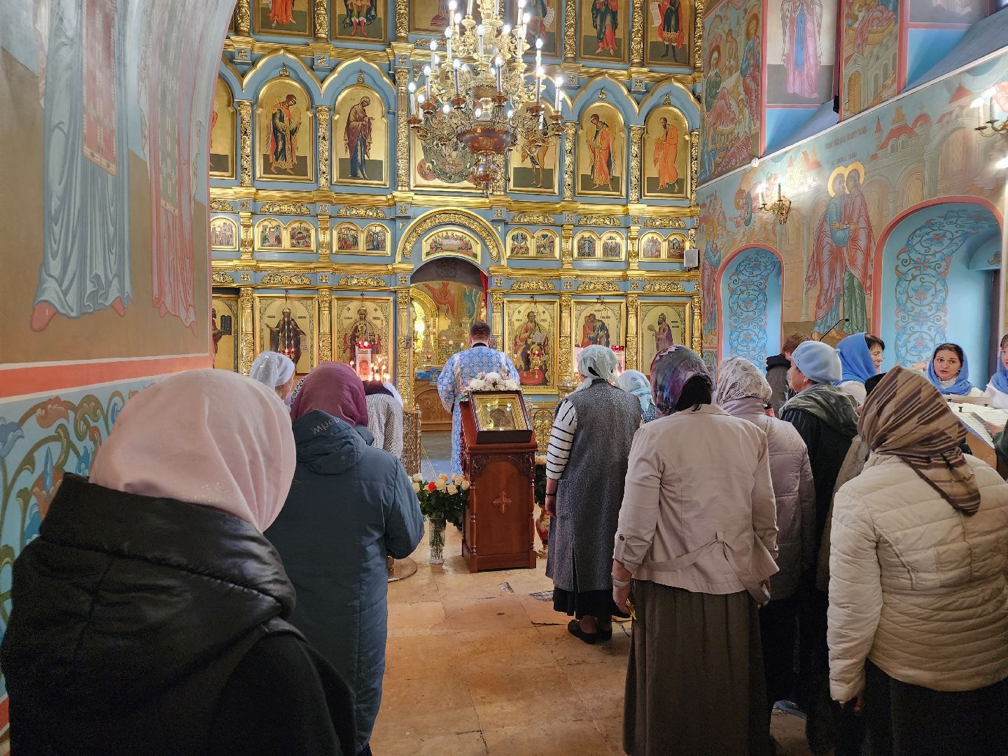 Чехов, Всероссийский молебен, икона Казанской Божией Матери, Анно-Зачатьевский храм, молебен о победе, богослужение,