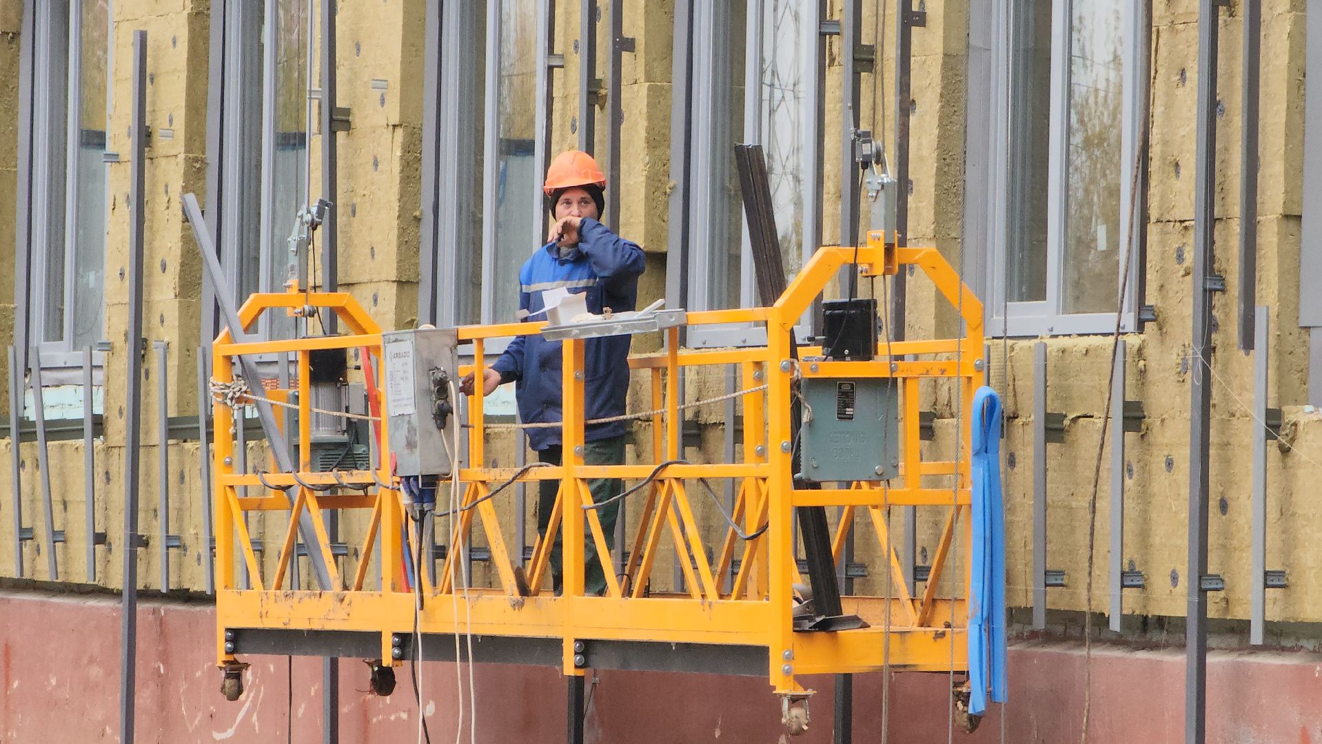 ремонт школы, Лобня, Фасад,