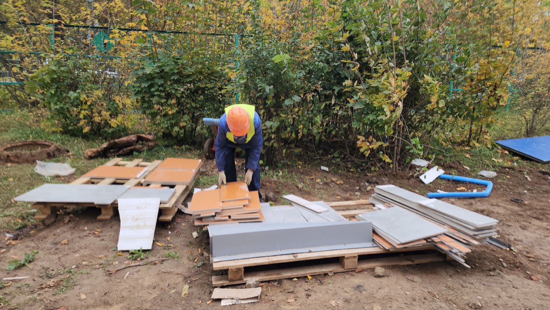 ремонт школы, Лобня, Фасад,