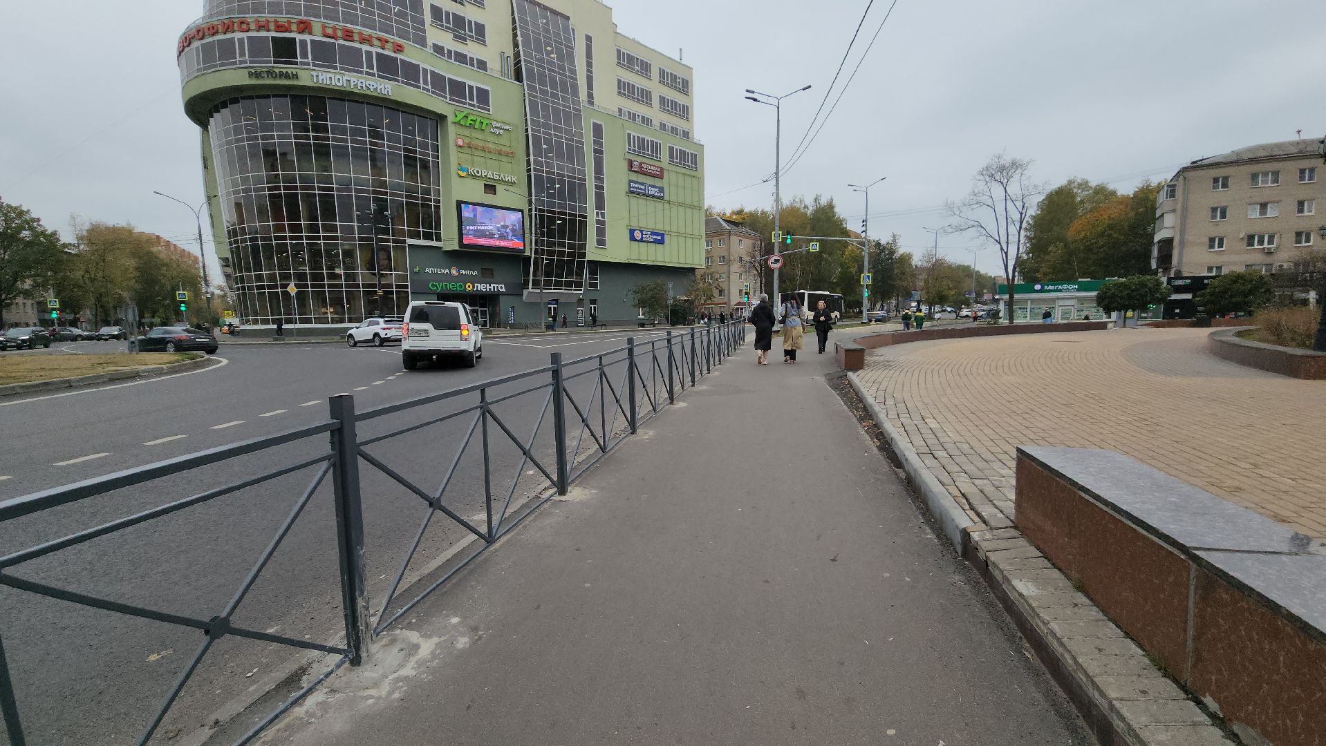 пушкино, дороги, ограждение, жители, дорога, тротуар,