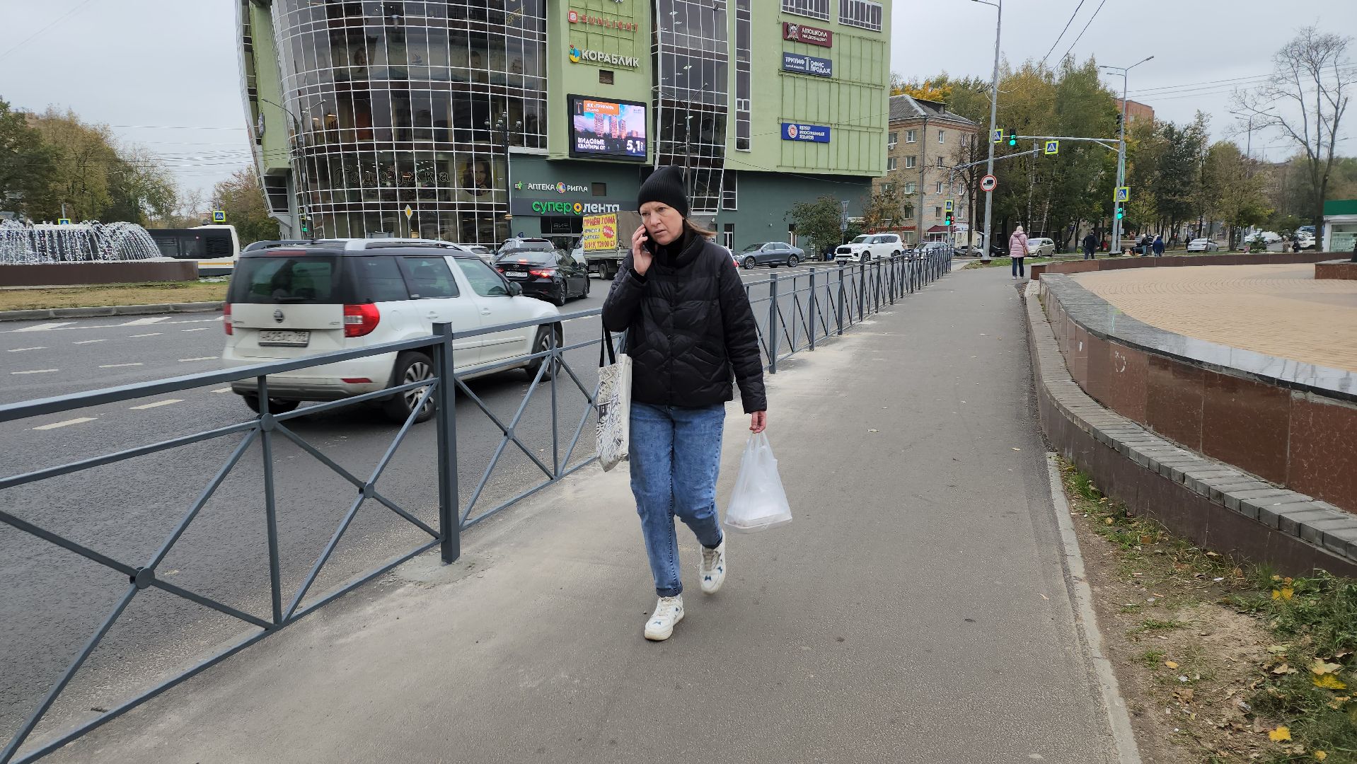 пушкино, дороги, ограждение, жители, дорога, тротуар,