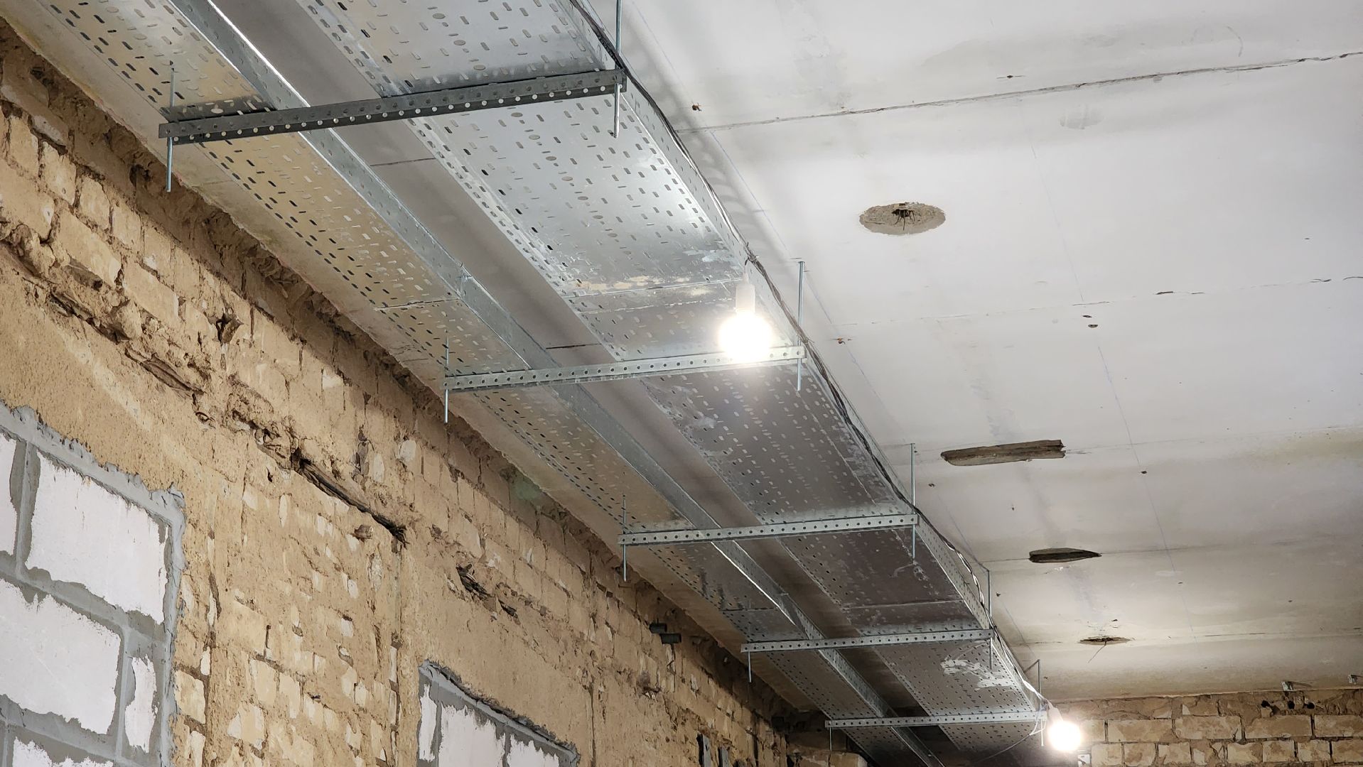 Ремонт школы, Лобня,Штукатурные работы,