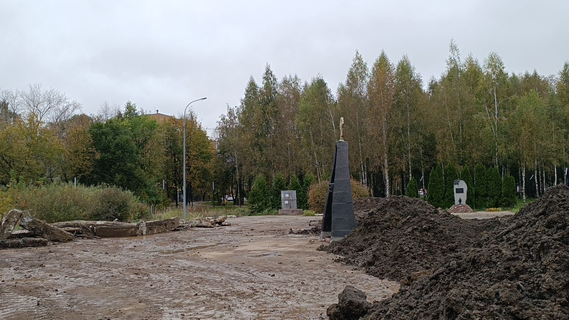 реконструкция, мемориал, парк, лобня,
