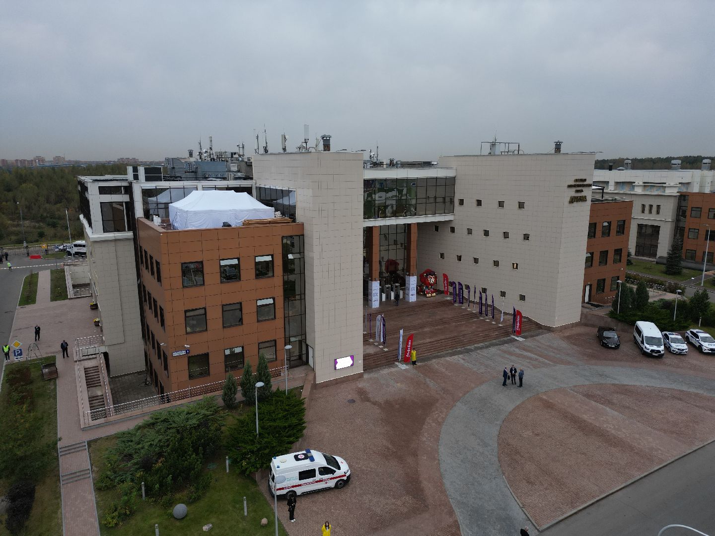 видео с коптера, дубна, оэз дубна, экономика,