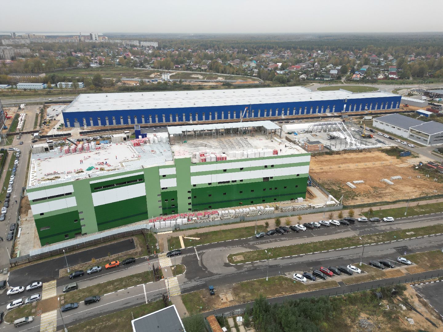 видео с коптера, дубна, оэз дубна, экономика,