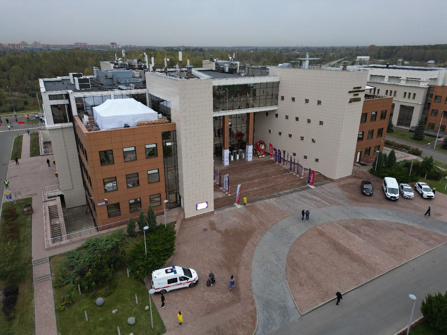 видео с коптера, дубна, оэз дубна, экономика,