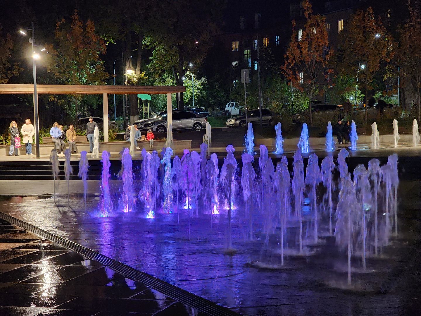 ногинск, жители, общество, фонтанная площадь, шоу фонтанов, концертная программа, фонтаны,