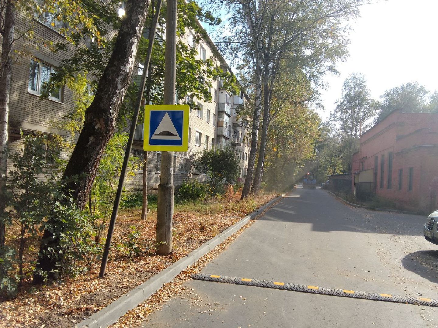 дорожные знаки, дорожные знаки во дворах, лежачие полицейские, благоустройство, дороги, пушкино, безопасность дорожного движения,