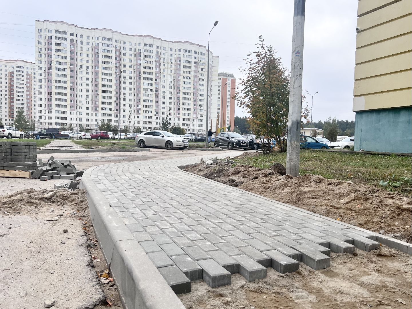 Балашиха, Подмосковье, благоустройство двора, модернизация детской площадки,