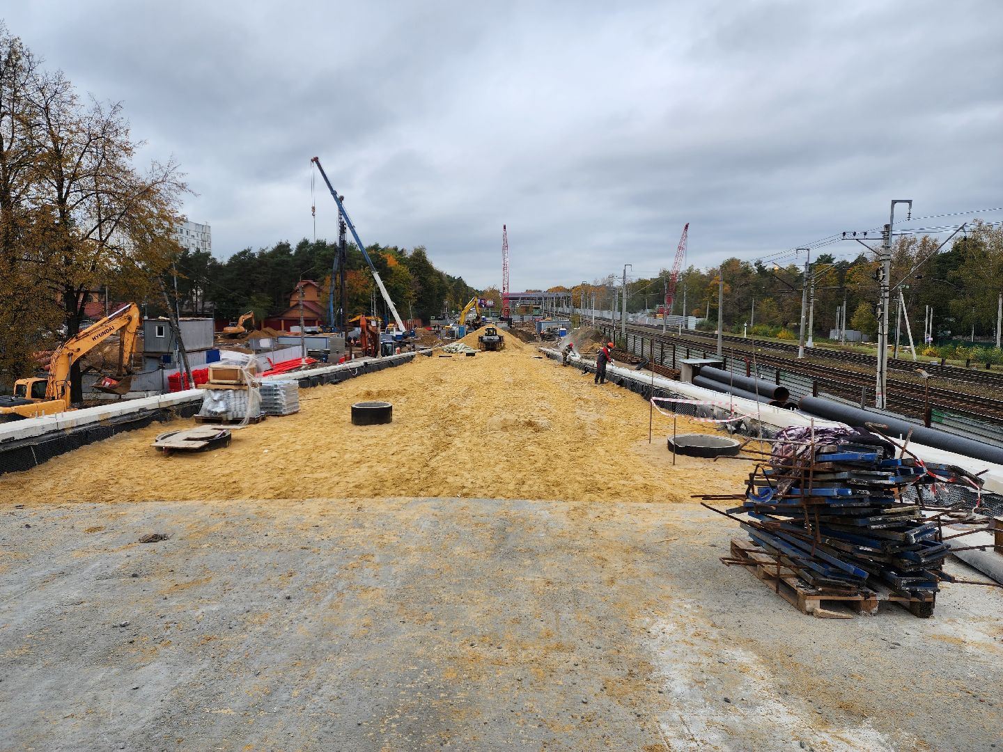 раменское, транспорт, дороги, путепровод быково,