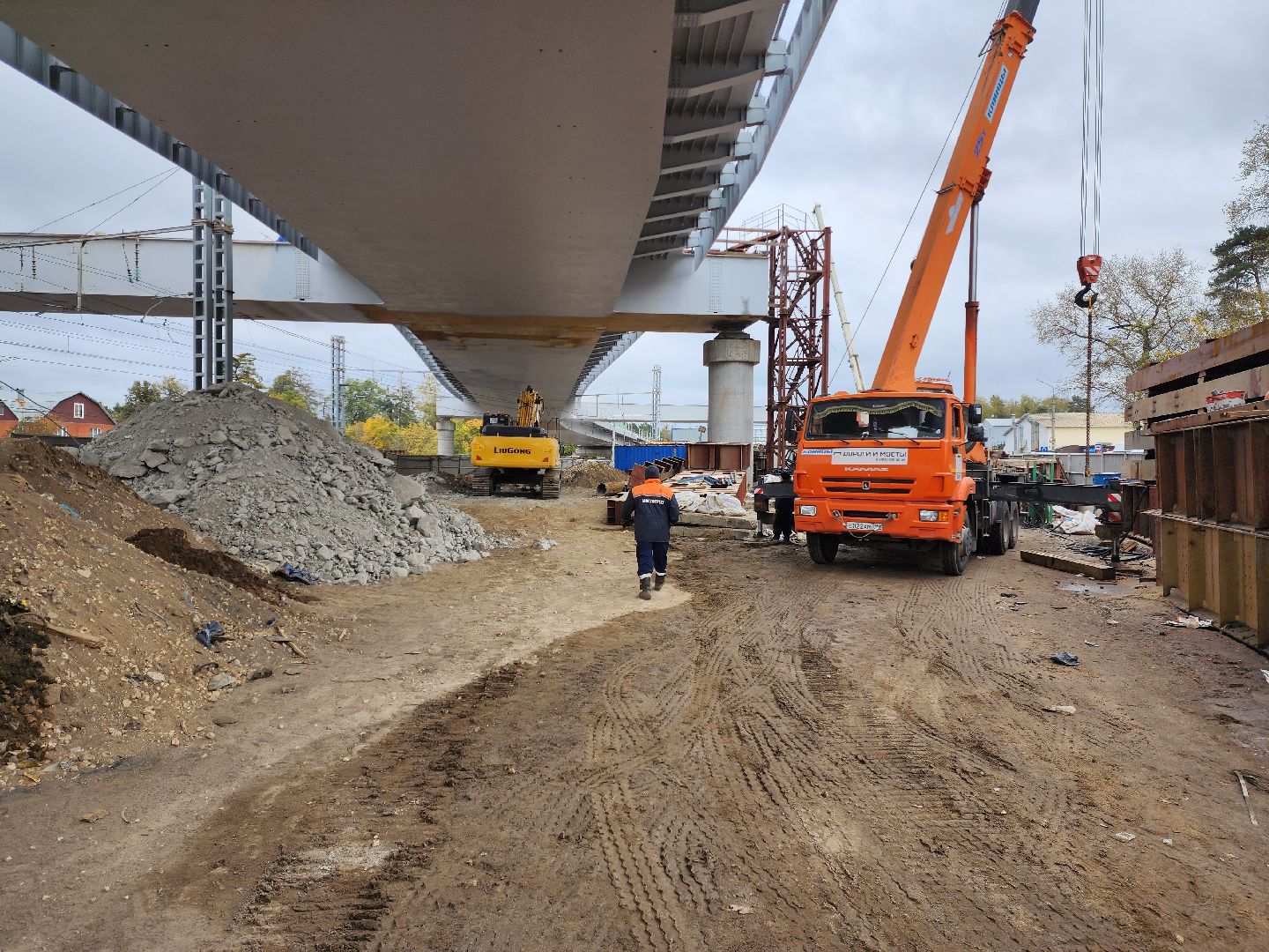 раменское, транспорт, дороги, путепровод быково,