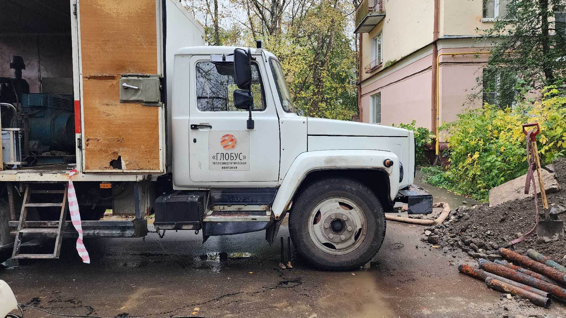 авария, теплотрасса, авария на теплотрассе, Электросталь, городской округ Электросталь,