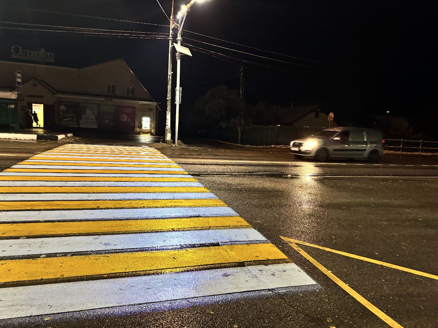 шаховская, проекционный пешеходный переход, дороги,