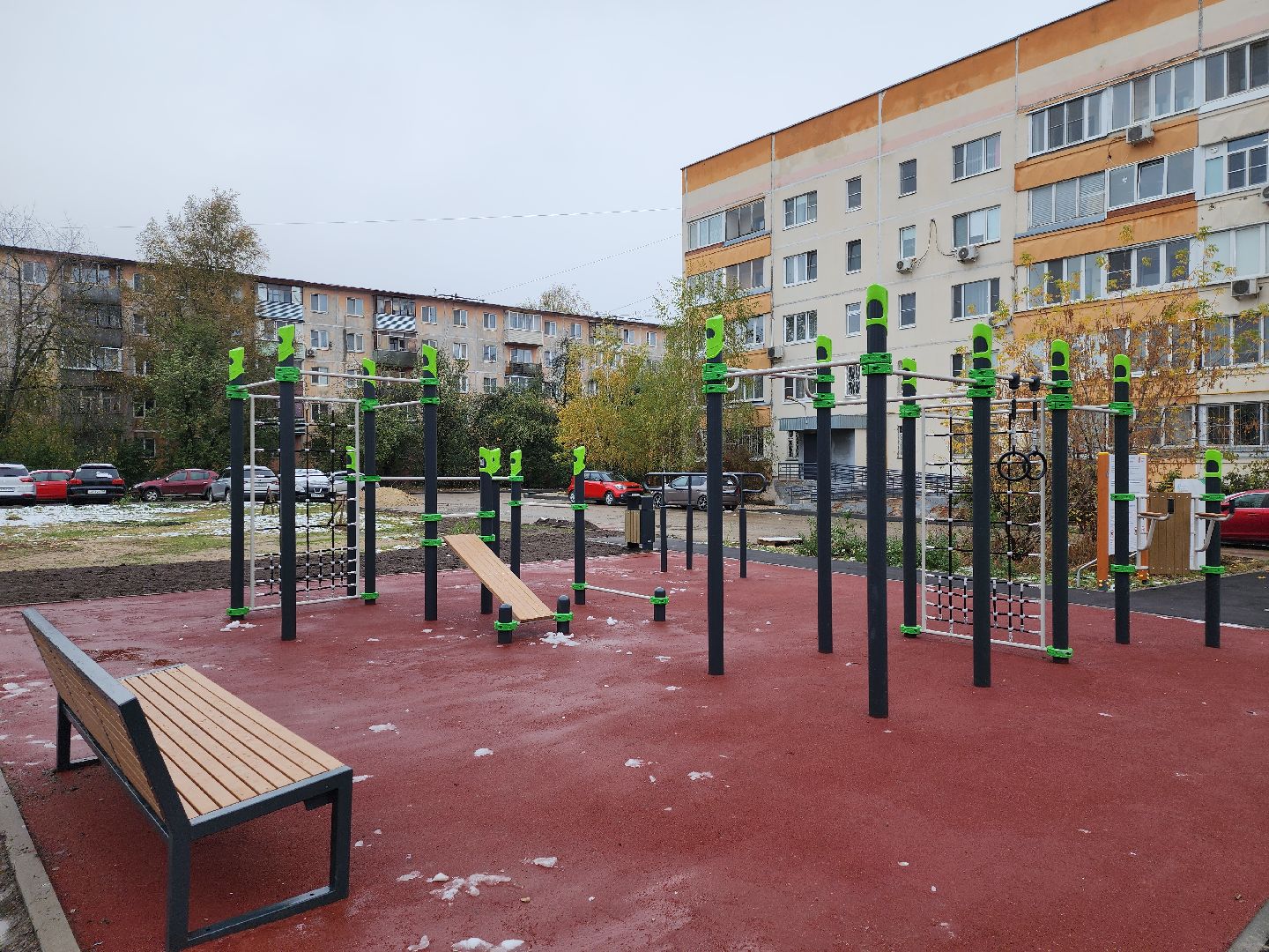 серпухов, подмосковье, воркаут-площадка, благоустройство, комплексное благоустройство двора,