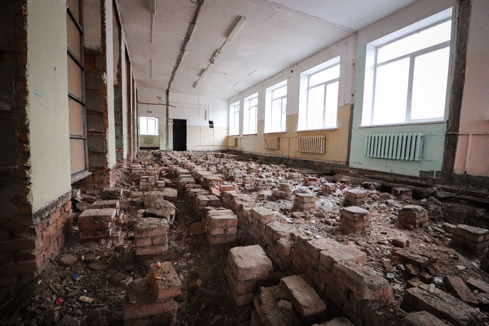 Клин, образование, ремонт школы, строительство,