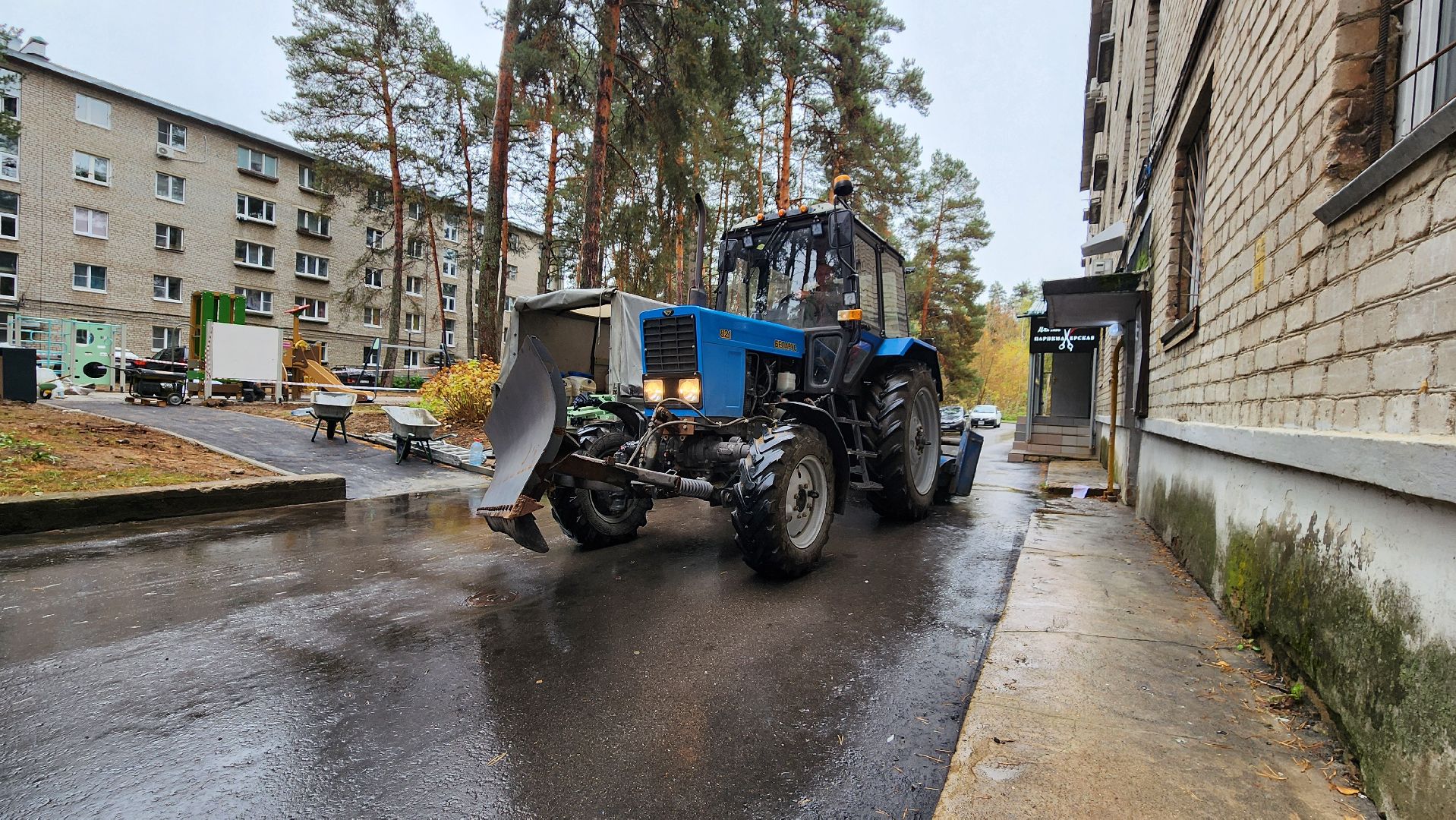 благоустройство, комбинат благоустройства, протвино, готовность к зиме, техника,