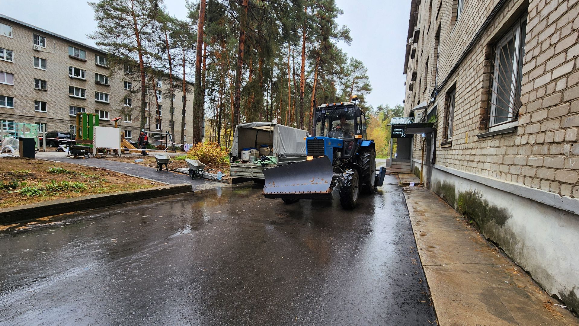 благоустройство, комбинат благоустройства, протвино, готовность к зиме, техника,